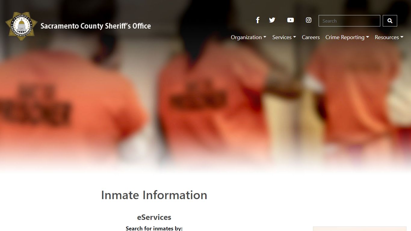 Sac Sheriff - Inmate Information - Sacramento County Sheriff's Department